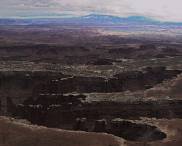 162_6233-41_E Grand View Point Overlook: Panorama over de Colorado. Over de horizon rolt al een nieuwe buienlijn.