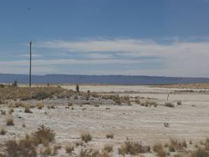 Saltflat Basin Aan de voet van Guadalupe Mountains ligt een uitgestrekt zoutmeer, weliswaar niet zo groot als in Utah maar toch...
