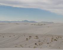 154_5474_E White Sands: Ondanks alles is er ook hier toch nog leven. De woestijnbodem ligt niet zover onder het zand.