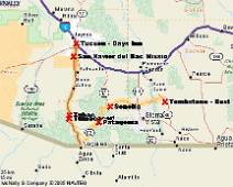 dag05 Dag 05: Tucson,AZ naar Tombstone,AZ