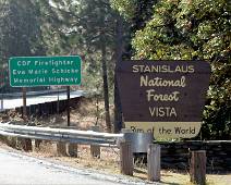 S00_0191 CA-120: Het voorgebergte van Yosemite ... Stanislaus NF