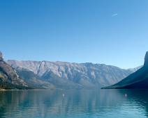 S01_5764 Banff NP: Lake Minnewanka is het zoveelste gletsjermeer in de Rockies