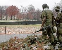 S01_8787 Vietnam Veterans Memorial - The three Soldiers, na de eerste sneeuwbuit
