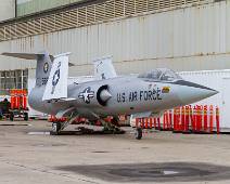 S02_1279 Lockheed F-104A Starfighter - de vleugels waren wit geverfd tegen corrosie. Dit exemplaar is fout want de onderkant werd niet geverfd.