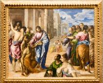 T00_0034 MET - El Greco, Christus geneest de blinde