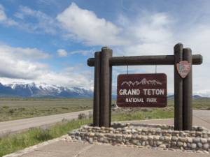 Grand Teton NP Yellowstone kent iedereen. Kom je langs het Zuiden, dan moet je langs het Grand Teton park. Gehaaste Chinezen...