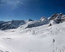 W00_4315-Pano Jungfraujoch - IJsmeer onder de Jungfrau en de Kondordiaplatz