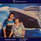 IMG_1695 Neen, de Westerdam overvaart dit koppel niet. Welkomstfoto