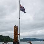 DSC02686 Picton Harbour - monument voor gesneuvelden Wereldoorlog 2